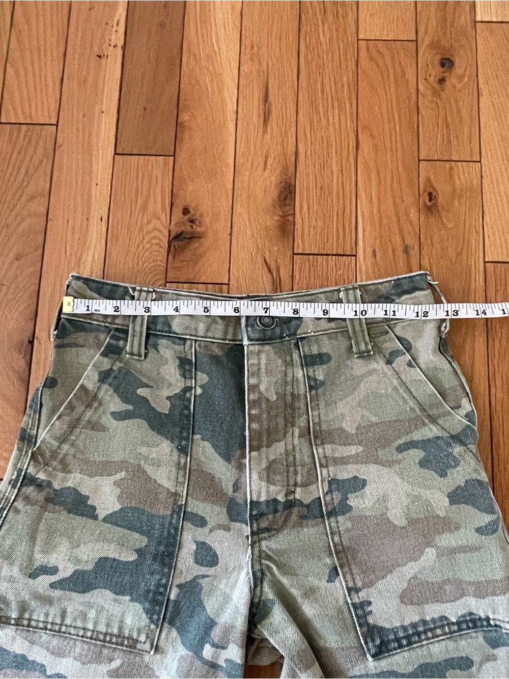 We the Free Remy Camo High Rise Utility Jeans - Picture 4 of 7